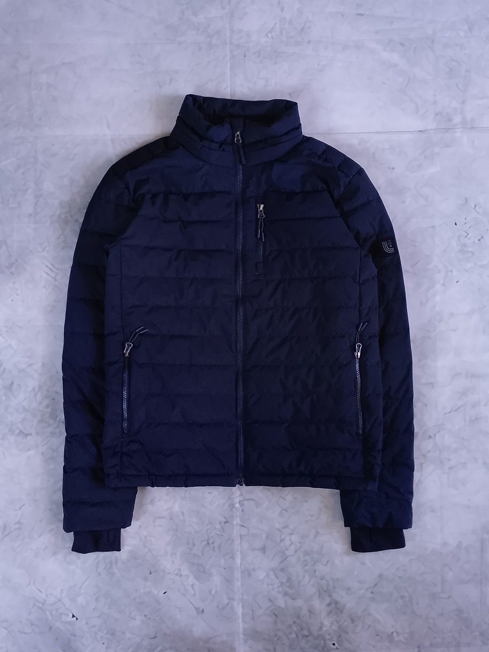 LOLE Quilted Puffer Down Jacket BLACK